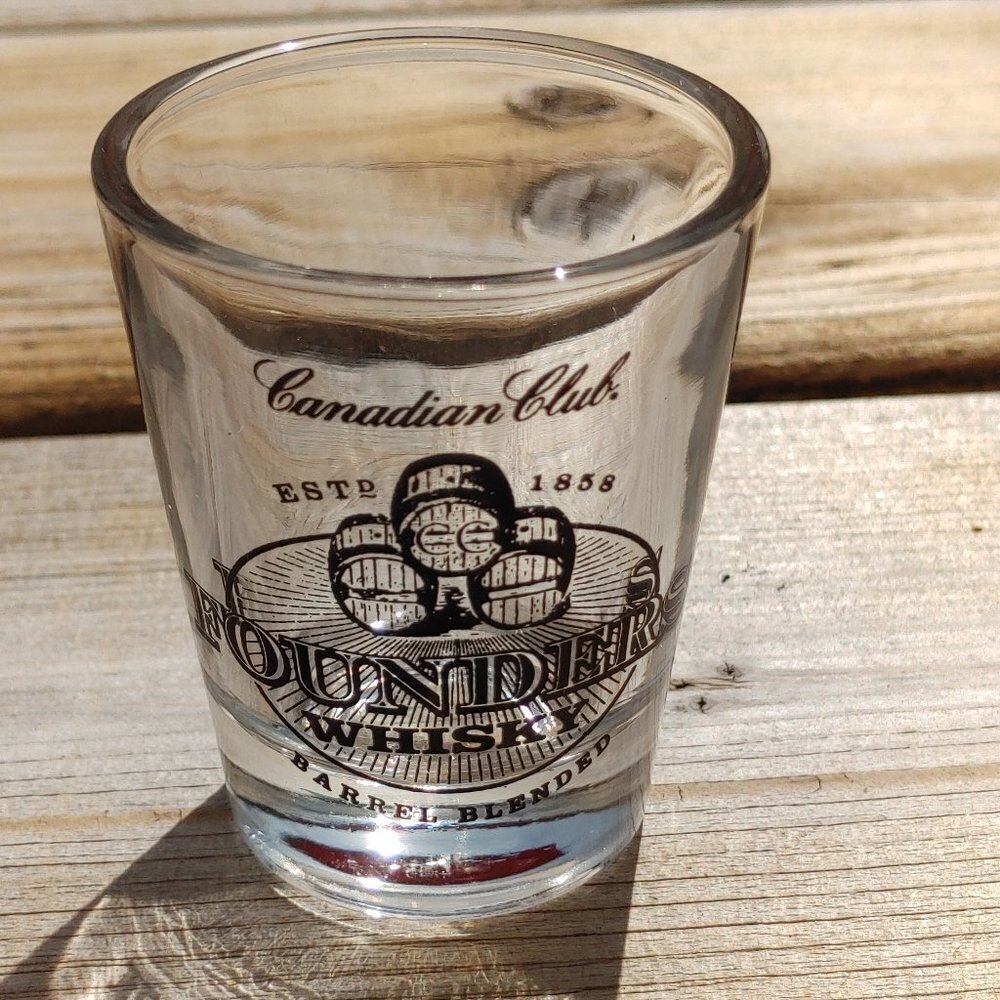 RARE Canadian Club Founders Whisky Shot Glass